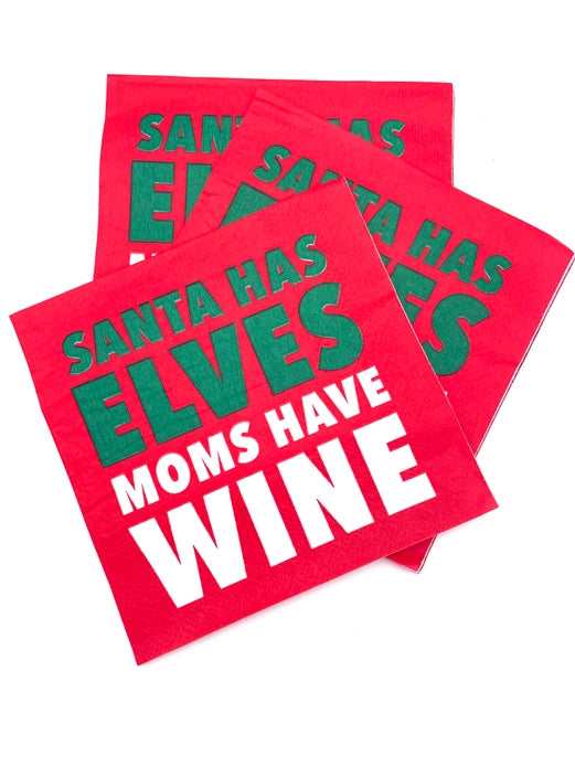 Moms Have Wine Cocktail Napkins