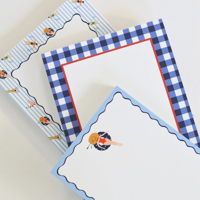 Striped Swimmers Notepad