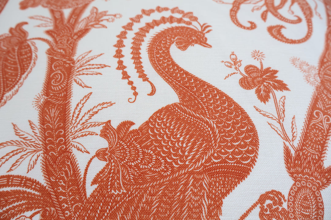 Balinese Peacock Pillow-Mandarin