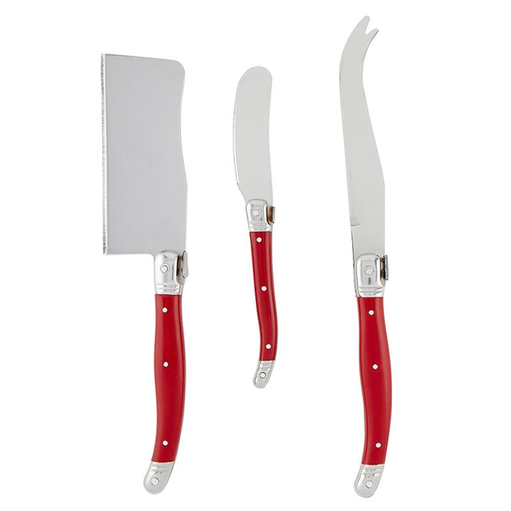 Red Charcuterie Cheese Knives