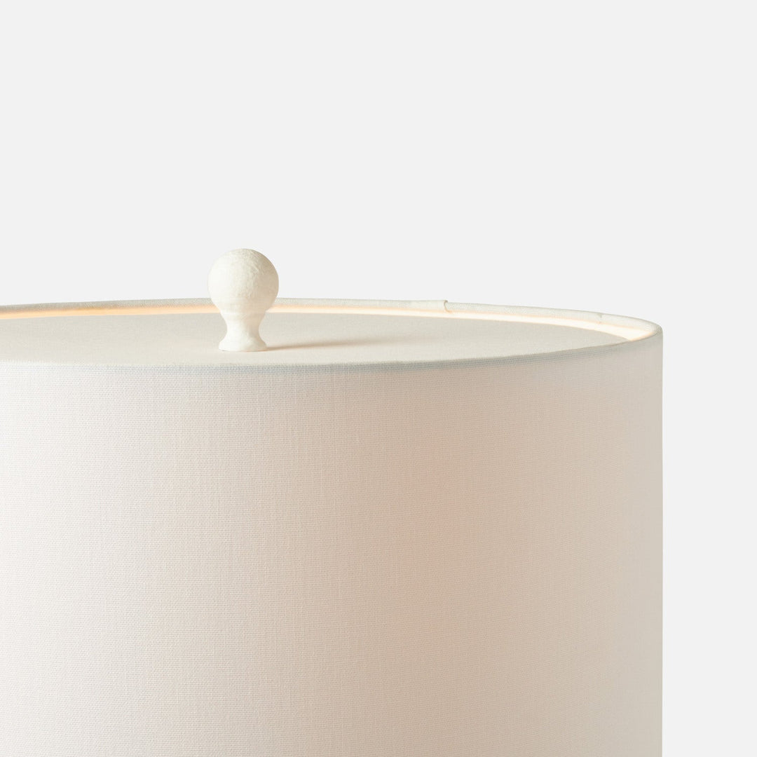 Undulating White Lamp