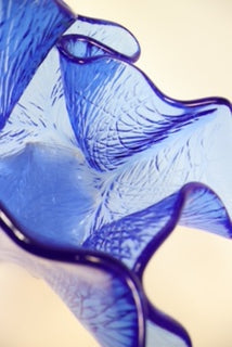 Hadeland Norway Blue Glass Bowl
