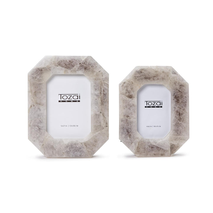 White Quartz Photo Frame