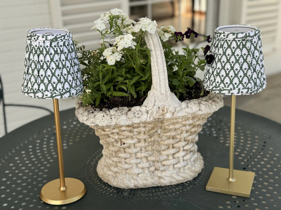 Green Fabric Shade