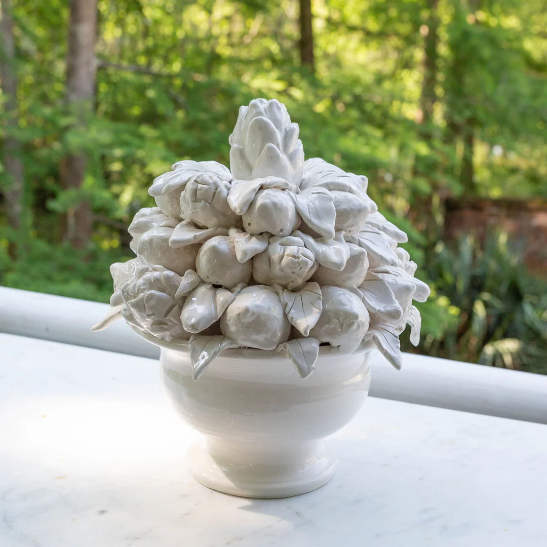 Ivory Lemon &amp; Artichoke Topiary