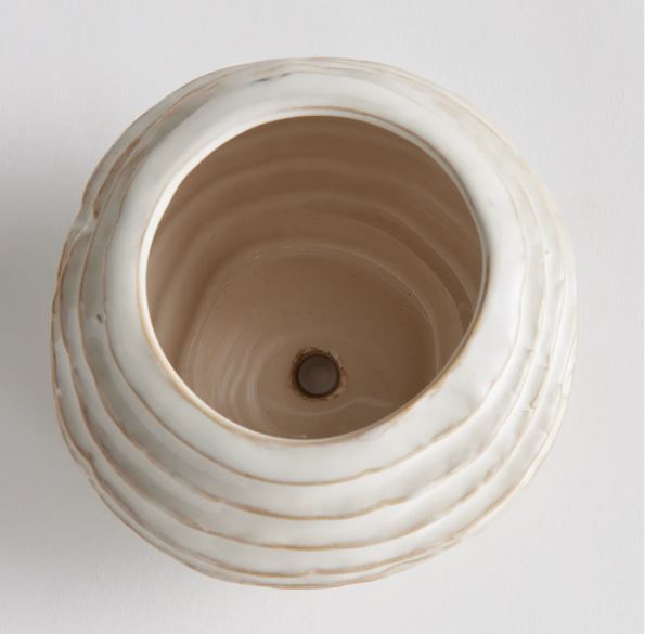 White Avani Pot- Small
