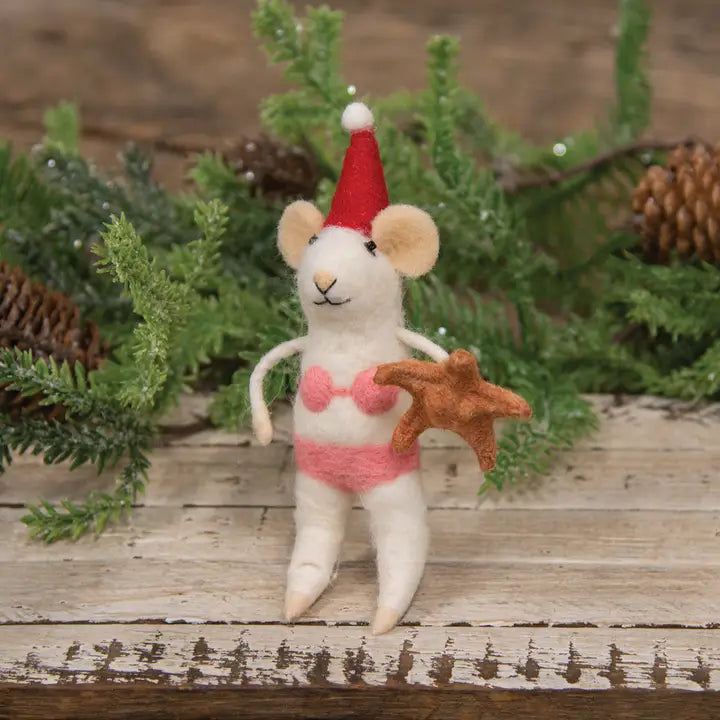 Bikini Mouse Ornament