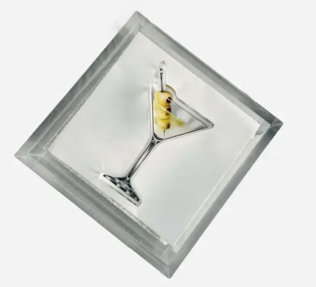 Martini Acrylic Napkin Weight