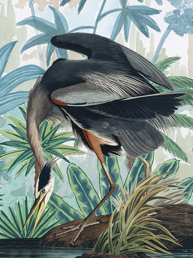 Great Blue Heron Acrylic Box Art