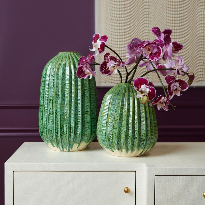 Green Ceramic Vase