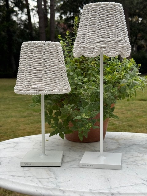 Empire White Rope Shade Cover