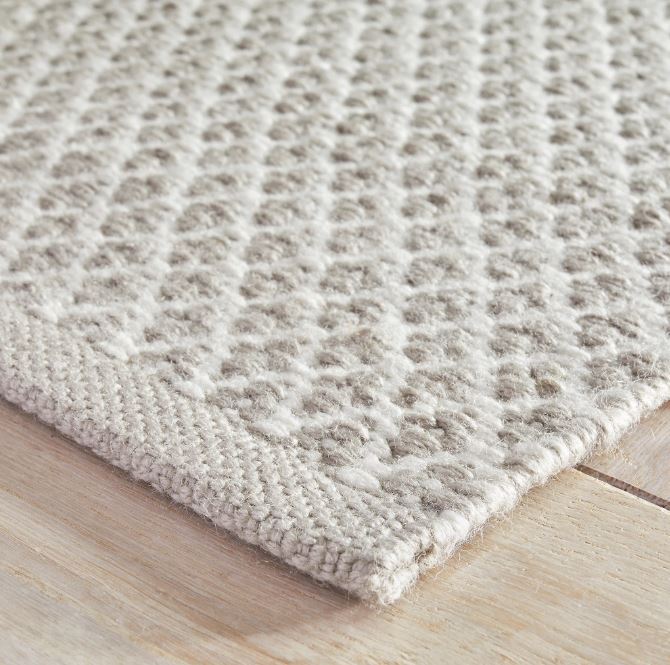 Mainsail Handwoven Indoor/Outdoor Rug- Grey