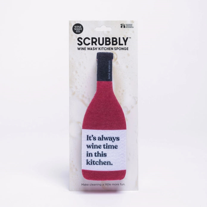 Wine Time Kitchen Sponge