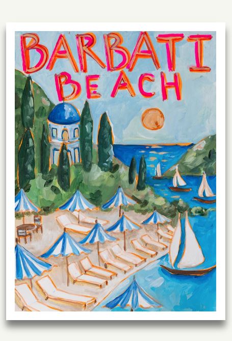 Barbati Beach Print