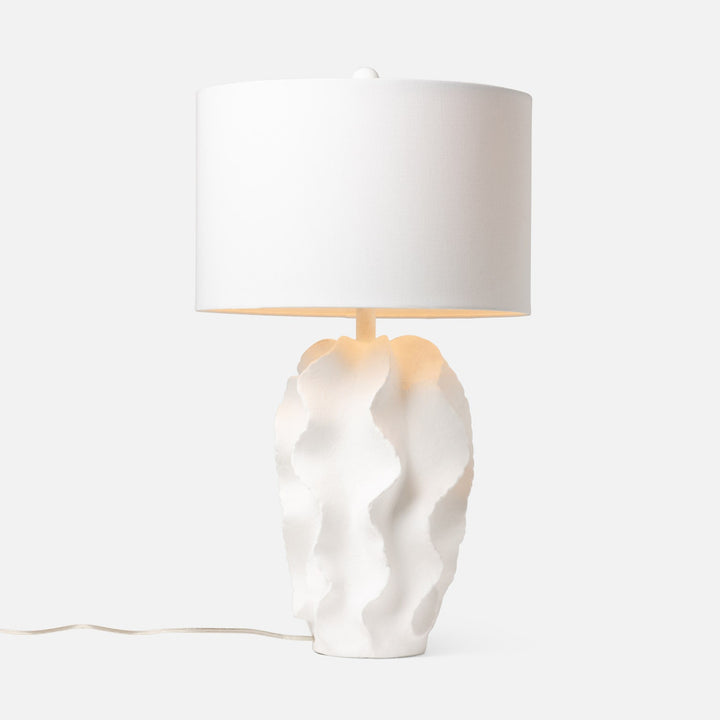 Undulating White Lamp