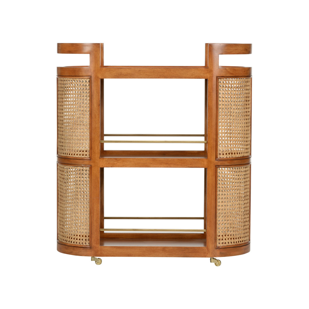 Cane Bar Cart