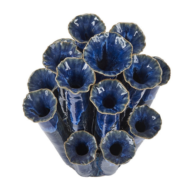 Royal Blue Coral Vase
