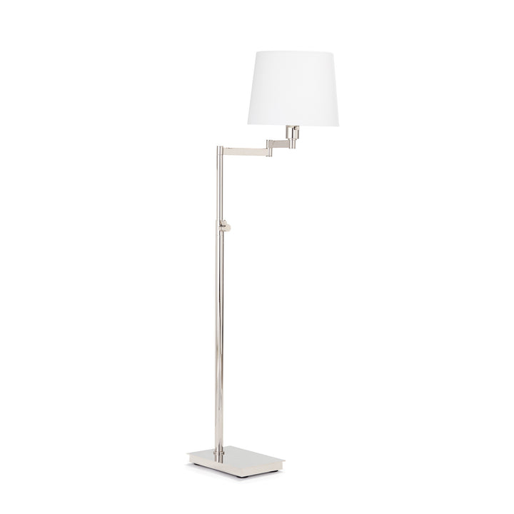 Adjustable Polished Nickel Floor Lamp