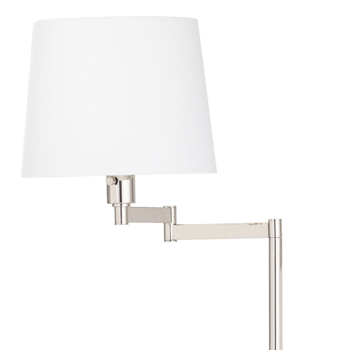 Adjustable Polished Nickel Floor Lamp