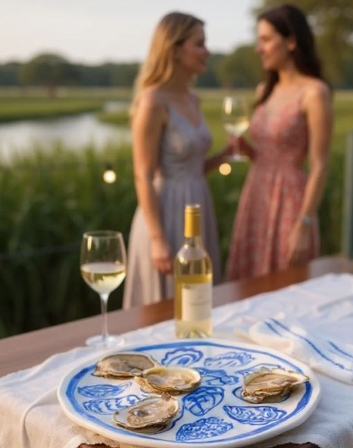 Blue Oyster Plate