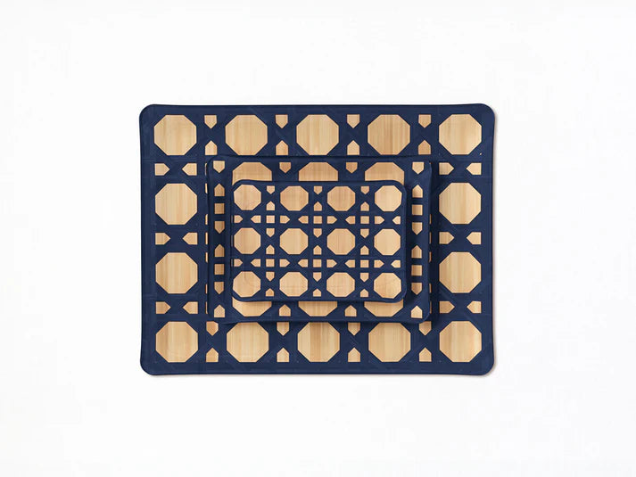 Navy Versailles Vanity Tray- Large