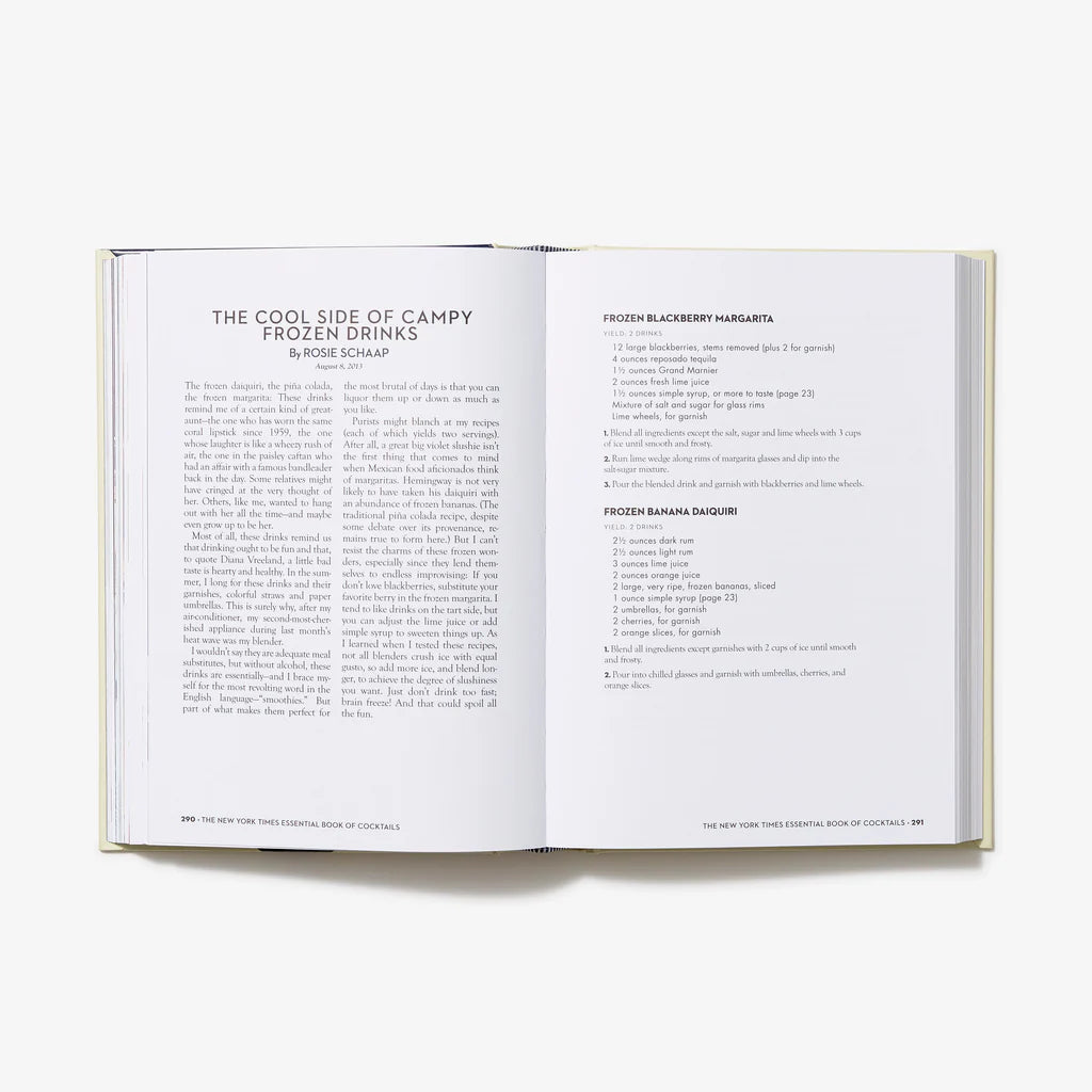 The New York Times Essential Book of Cocktails