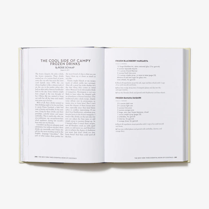 The New York Times Essential Book of Cocktails