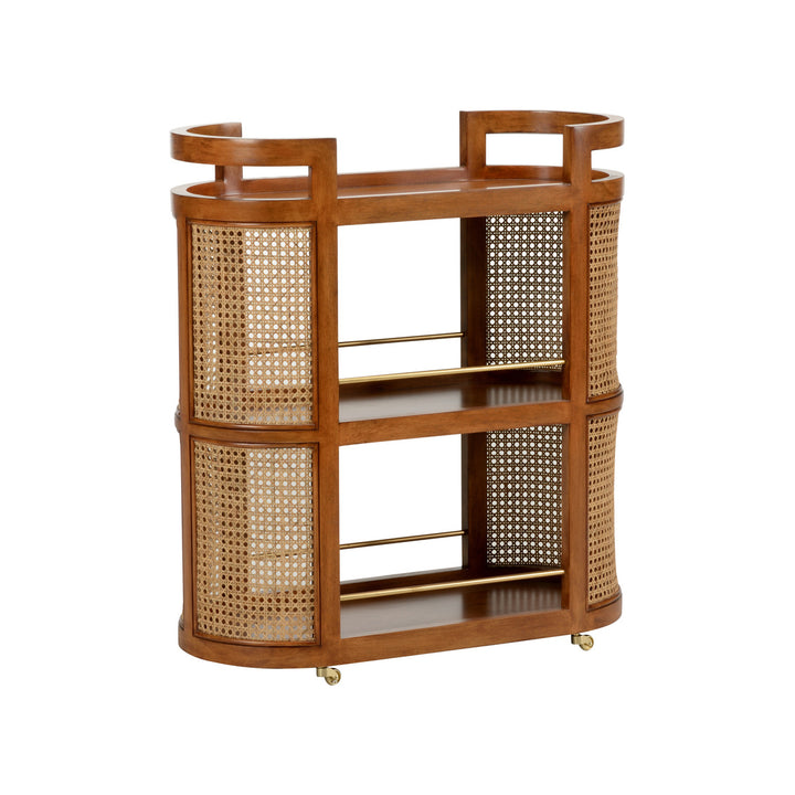 Cane Bar Cart