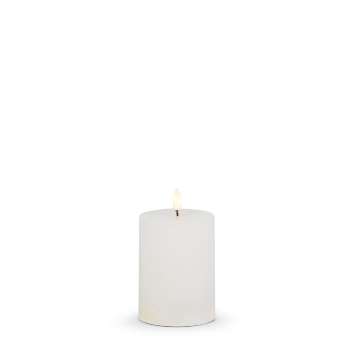 White Pillar Candle