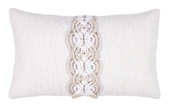 Distinct Lumbar Pillow- Oyster