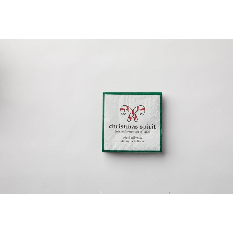 Christmas Spirit Beverage Napkins