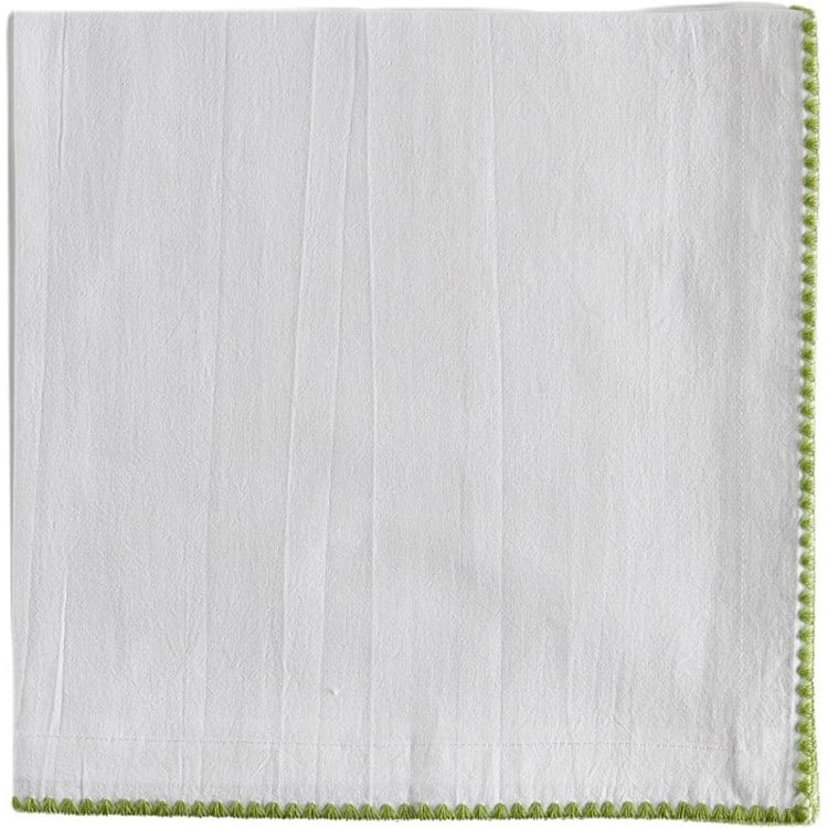 Embroidered Edge Napkin Set of 4