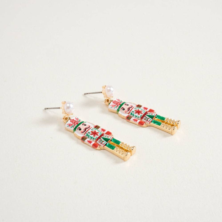 Red Nutcracker Earrings