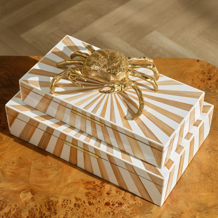 Gold Crab Statue