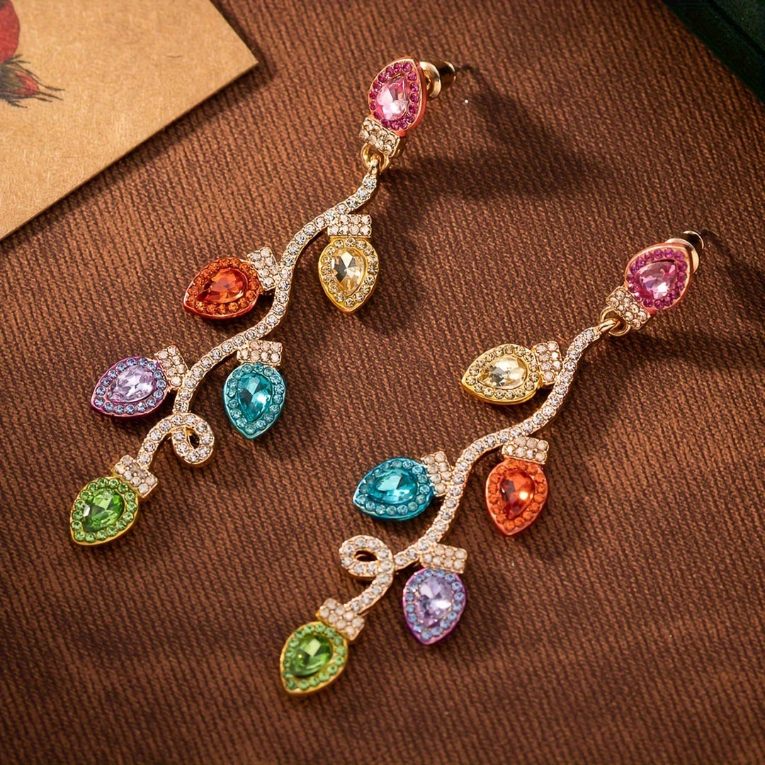 Christmas Light Drop Earrings