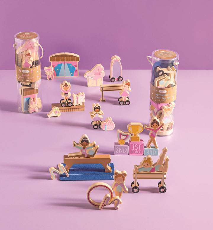 Gymnastics Wood Toy Set