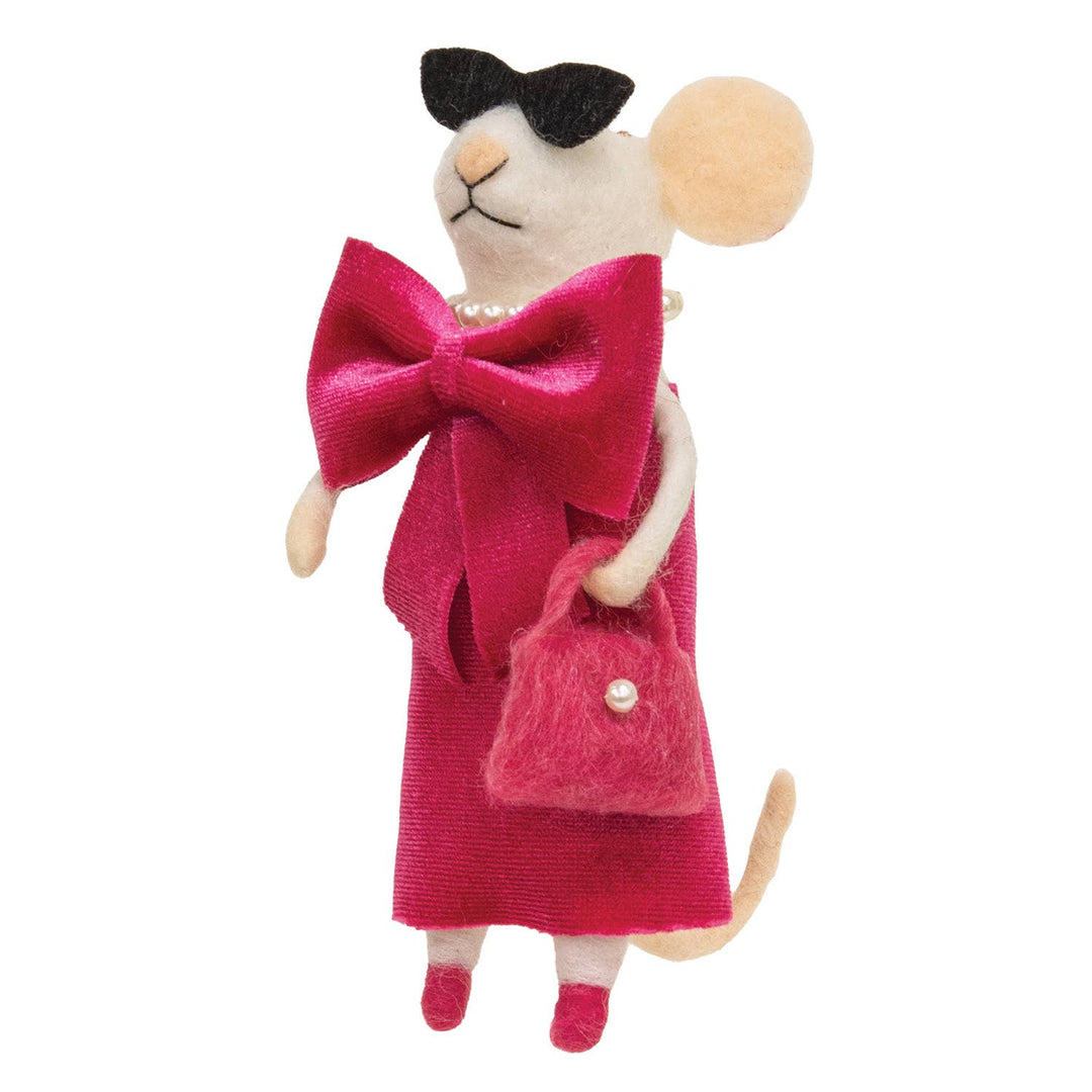 Red Carpet Mouse Ornament