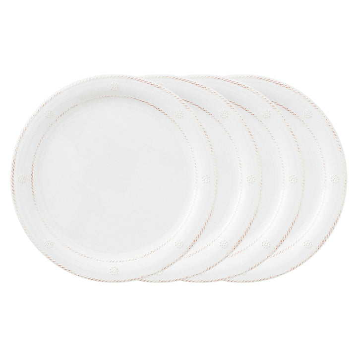 Berry &amp; Thread Melamine Dinner Plate-Whitewash-Set of 4