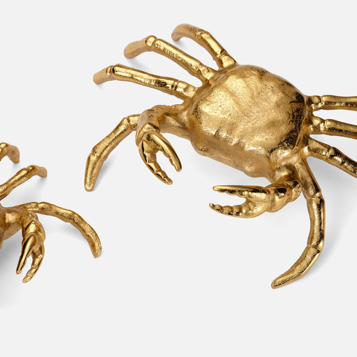 Gold Crab Statue