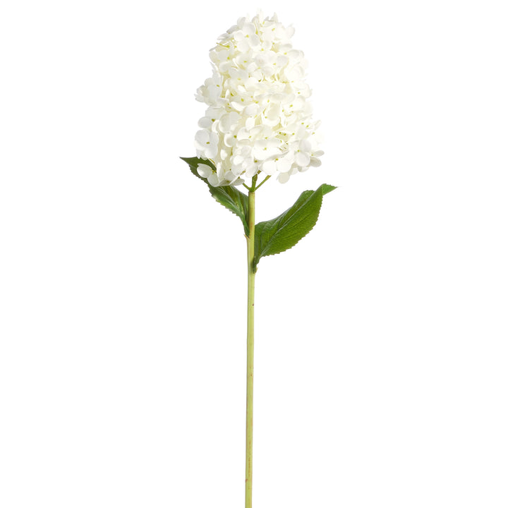 29" White Hydrangea Stem