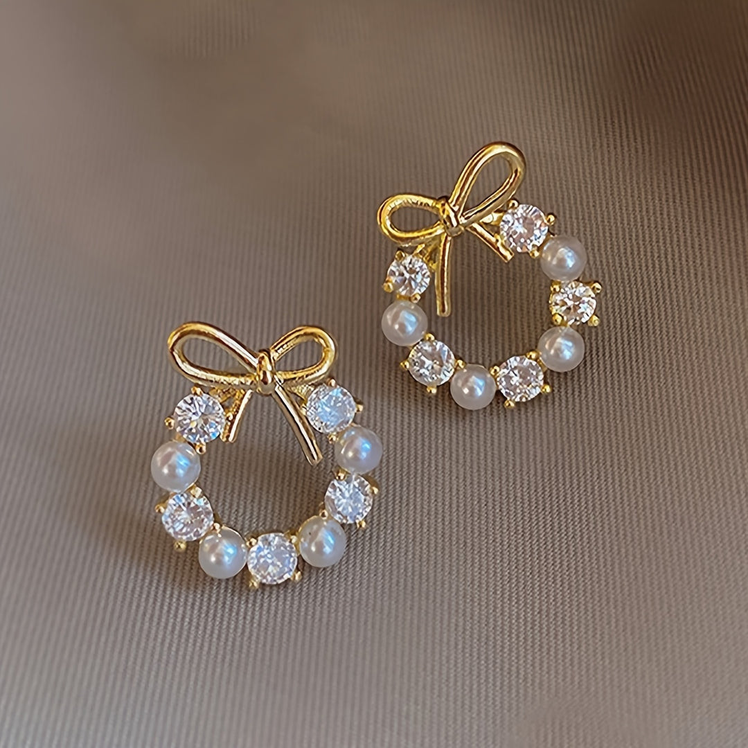 Butterfly Knot Wreath Earrings