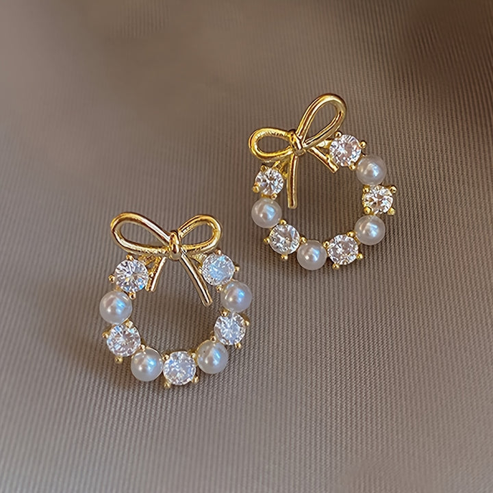 Butterfly Knot Wreath Earrings