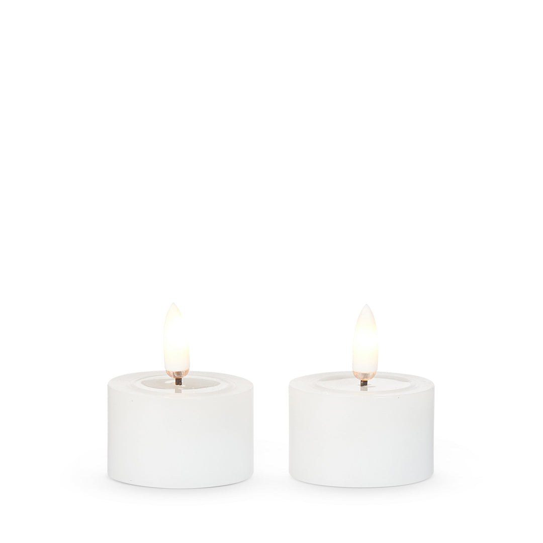 White Tealights-Pair