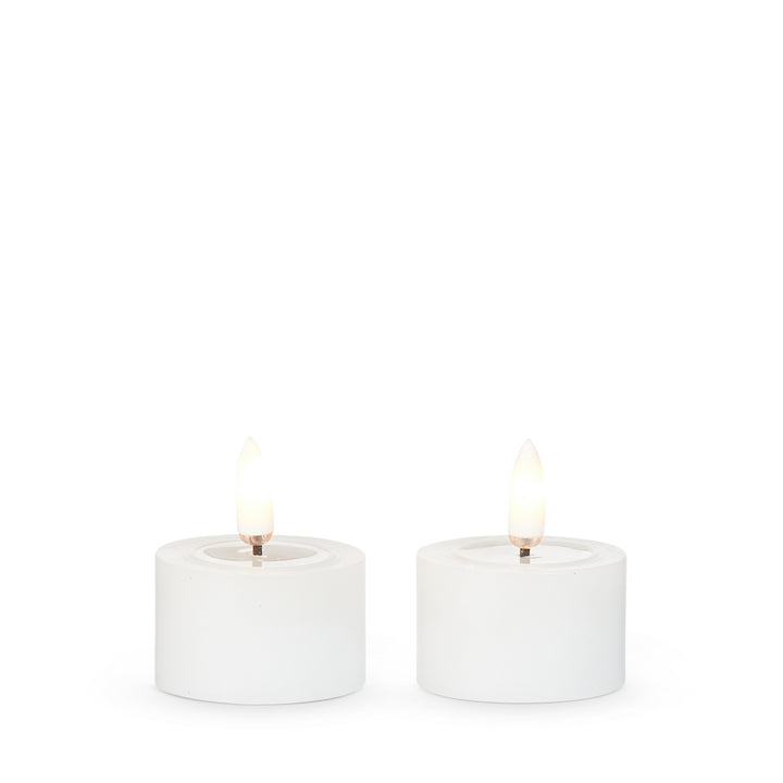 White Tealights-Pair