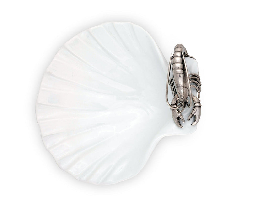 Shrimp Porcelain Shell Plate