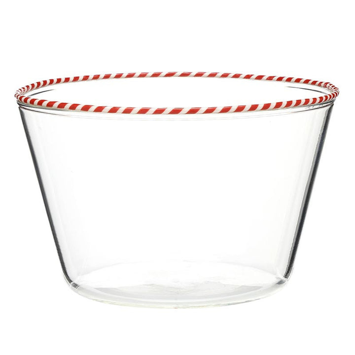 Peppermint Twist Bowl-Red