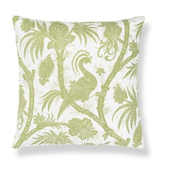 Balinese Peacock Pillow-Pear
