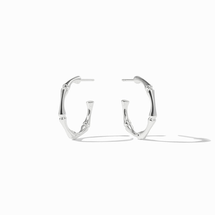Bamboo Hoop Silver Small