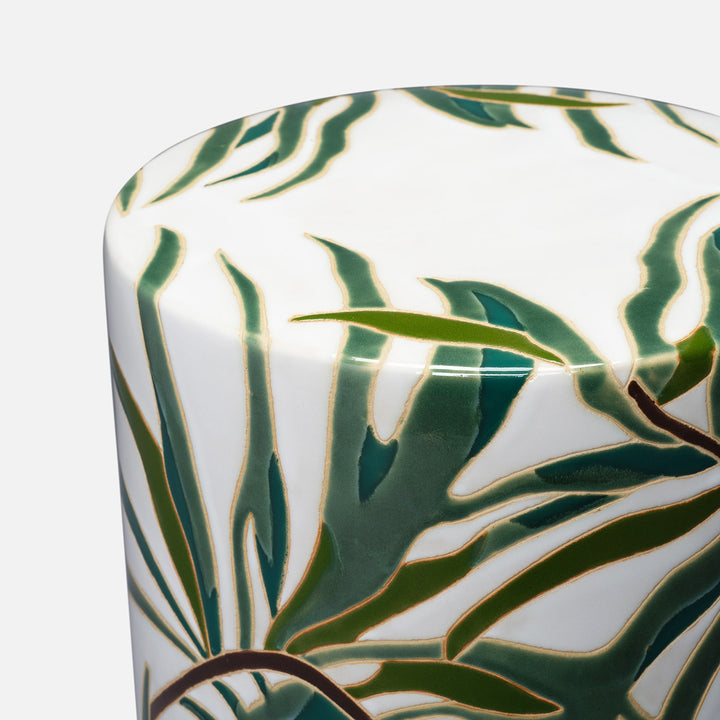 Dorothy Stool-Tropical Palm