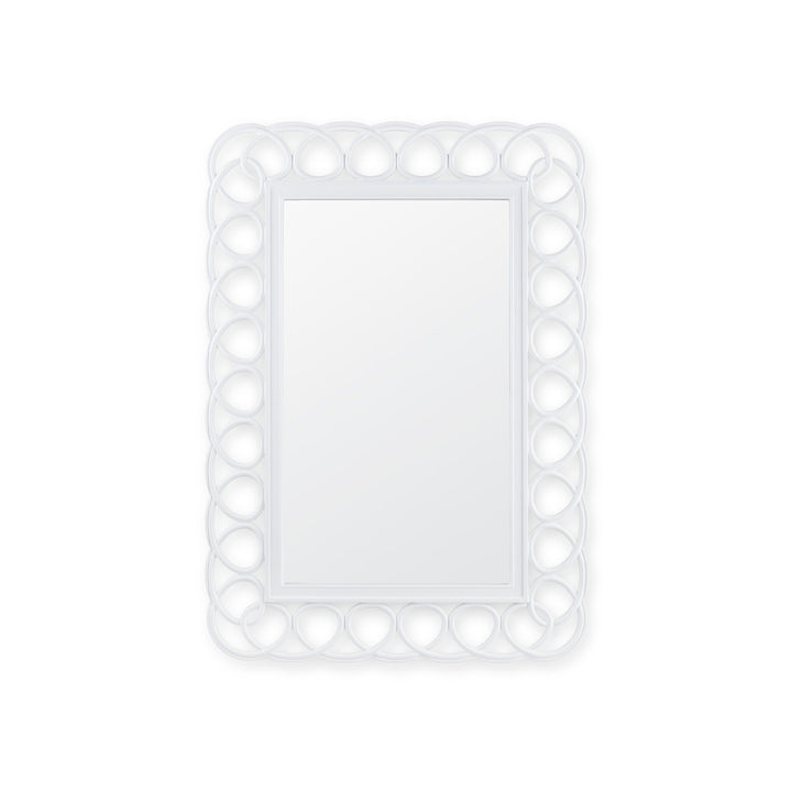 White Loop Mirror